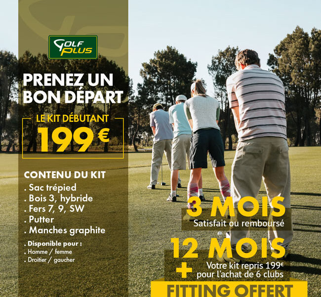 Débuter le golf Kit débutant green
