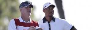 Joe LaCava et Tiger Woods