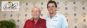 Arnold Palmer et son petit fils Sam Saunders