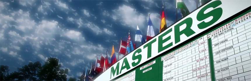 Les groupes au départ du Masters - Augusta