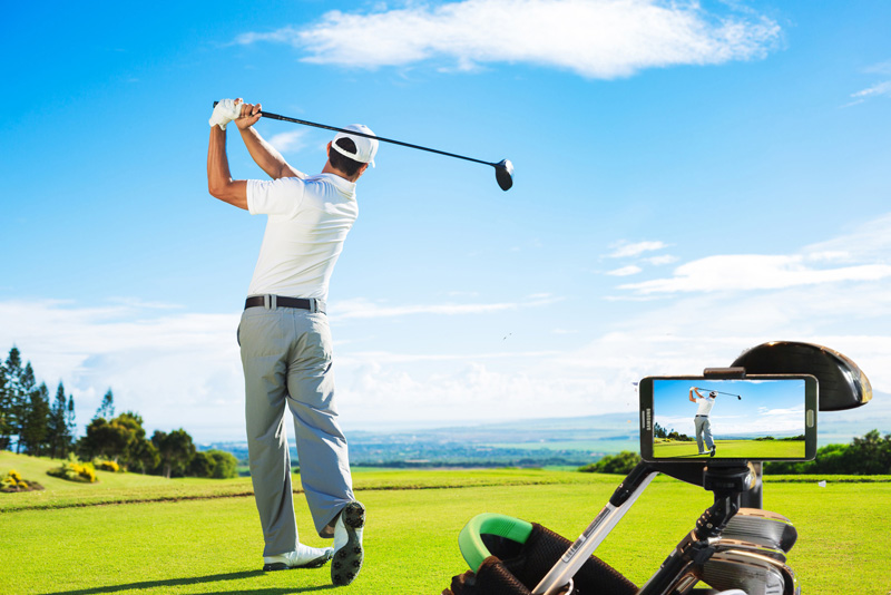 golf stick the selfie sport parcours