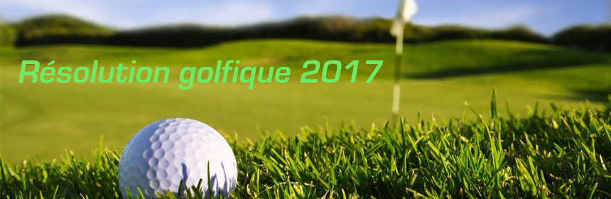 résolution nouvel an golfeur